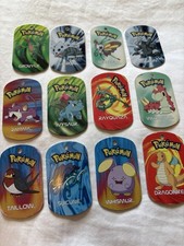 12 x  Pokemon METAL TAGS Job Lot Bundle 2006 Vintage Nintendo 