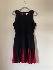 Milly Black/Red A Line Dress