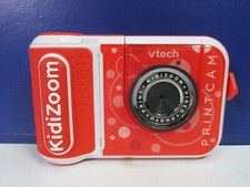 V TECH PRINTER printcam DIGITAL CAMERA games KIDDIZOOM working RED