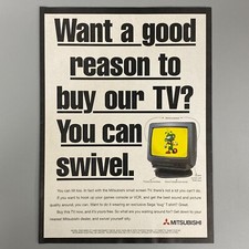 Mitsubishi swivel television - mitsubishi,