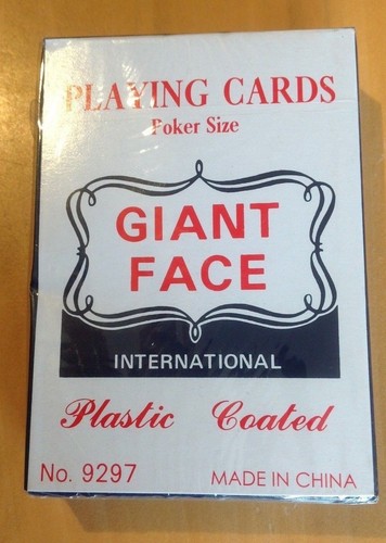 Giant face plastic coated - face,