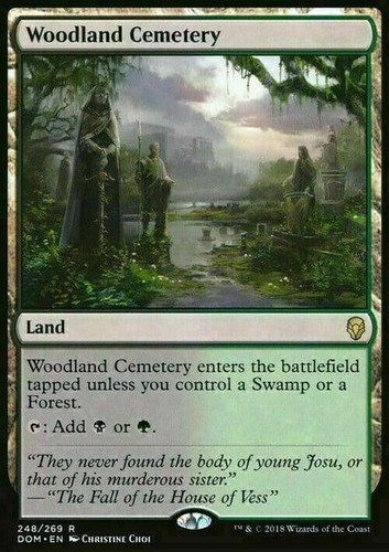 Woodland cemetery dominaria - woodland,