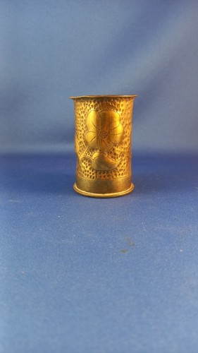 Trench art style shell case