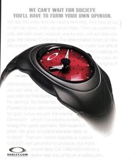 Oakley Time Bomb I Red Y2K