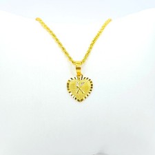 22K Solid Yellow Gold Pendant