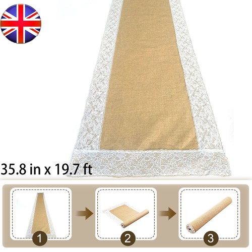 Elegant burlap lace aisle - elegant, &