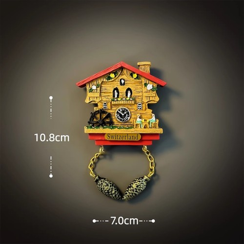 Swiss chalet cuckoo clock - chalet,