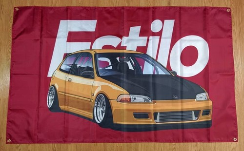 Honda civic banner garage type - honda,