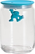 Alessi Gianni Storage Jar Blue