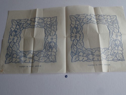 Vintage embroidery transfers