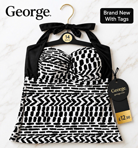 George geometric halter - george,