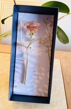 Decorative Ornament Glass Rose