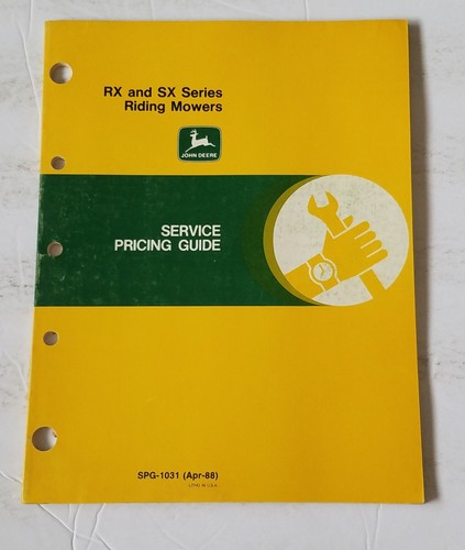 John deere and sx - rx,