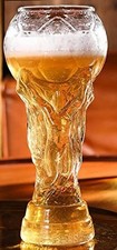 Football Trophy Beer Glass Cup