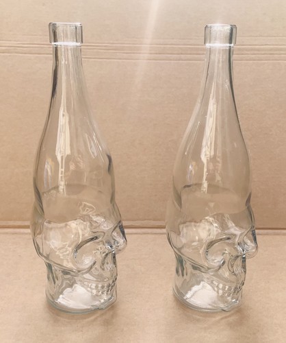 Large crystal skull - skull, beer