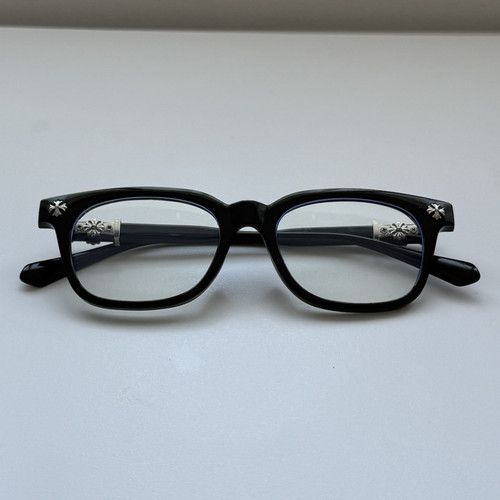 Black chrome hearts - black, glasses
