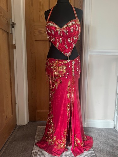 Two piece professional red