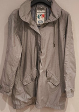 Seasalt grey hooded waterproof & breathable rain coat size 14 NEW