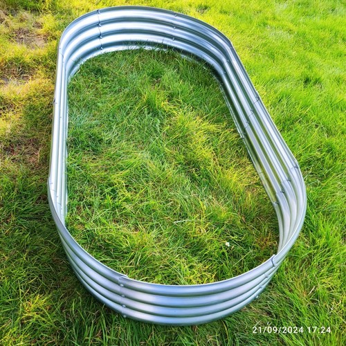 Oval galvanised raised - x,