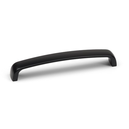 160mm black cabinet handle - black,