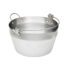 Stainless Steel Maslin Pan with Handle for Home Made Jams and Preserves