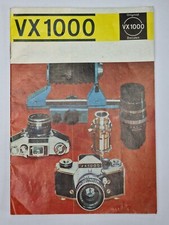 Exakta VX I000 Camera Original Information Brochure, German Language Only