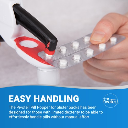 Pivotell pill popper - pivotell, popper:
