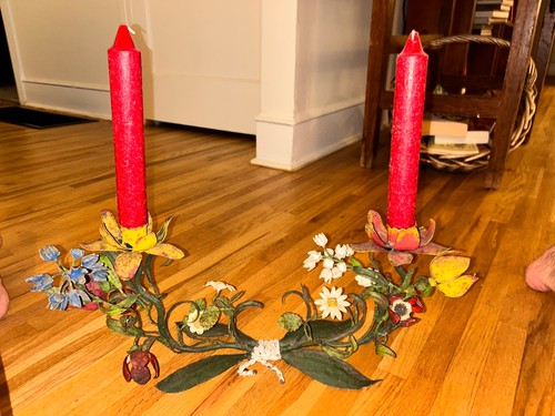 Rare french metal toleware - french,