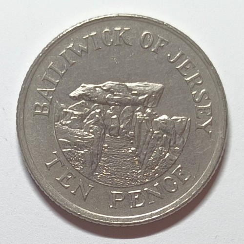 1992 bailiwick jersey 10p - bailiwick,