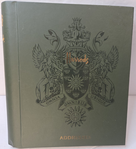 Harrods address book with - book,