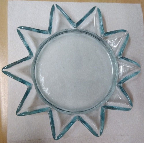 Glass inch star flower - glass, star/flower