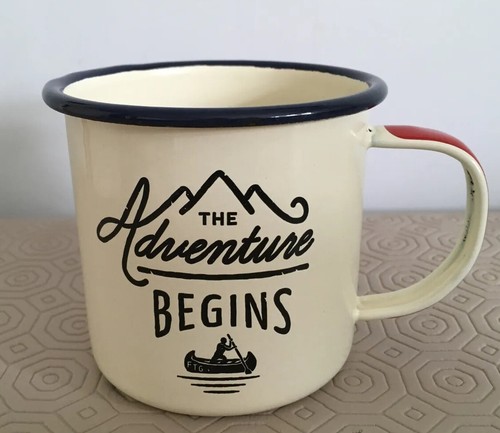 Enamel mug the adventure - “,
