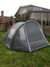 Tesco Outdoor 6 person Grey Tent 2 bedrooms Camping Festival Hiking 