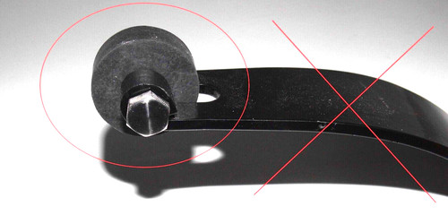 Rubber for leaf - spring, seat