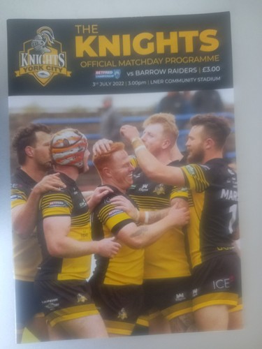 Rugby league programme - rugby, programme: