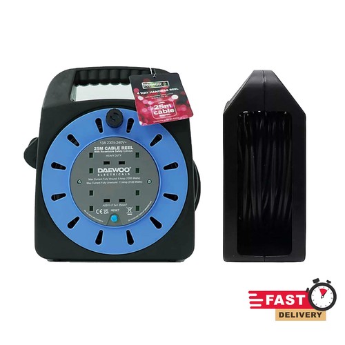 Extension reel 25m gang - gang, lead