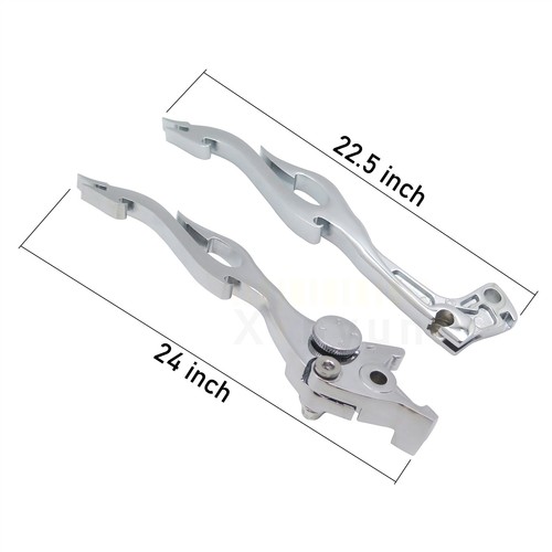 Chromed flame shape - chromed, clutch