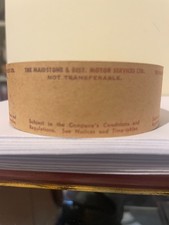 Maidstone & District Sertight ticket machine roll