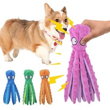 1/4PCS Octopus Pet Plush Toy