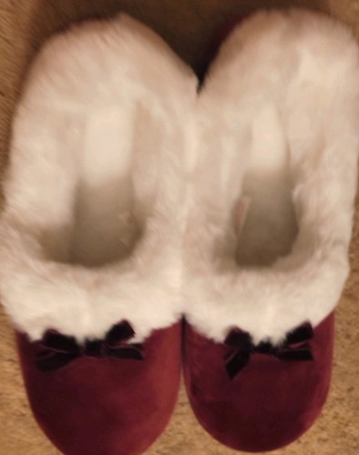 Matalan ladies fur slippers - matalan,