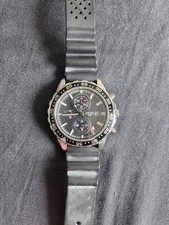 Pulsar Men’s Chronograph Date Display Rubber Black Strap Watch PF3963X1