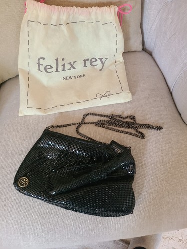 Felix rey black clutch - felix, bag