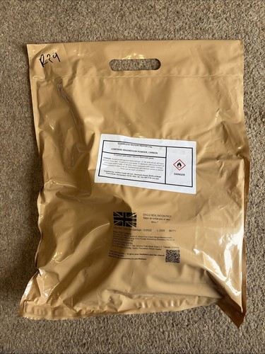 Military single meal - uk, ration