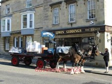 PHOTO  BEER DELIVERY HORSE DRAWN DRAY DELIVERS WADWORTHS BEER TO BEER AND WINE M
