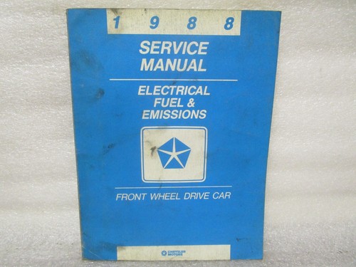 1988 service manual - 1988,