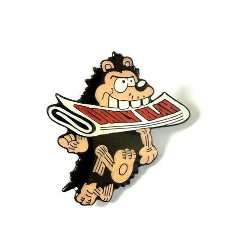 Vintage gnasher beano enamel - gnasher,