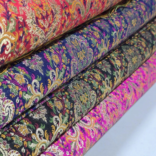 Royal mughal paisley gold - royal,