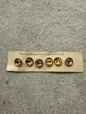 set of six vintage Guinness