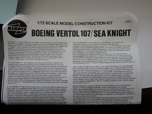 Bagged airfix boeing - airfix, vertol