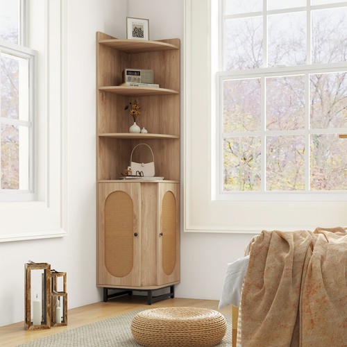 Rattan corner cabinet 172 - pe,